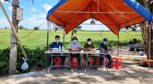 Read more about the article Huyện Hoằng Hóa thành lập các chốt kiểm soát phòng, chống dịch bệnh Covid-19