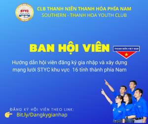 Read more about the article Tìm hiểu về Ban Hội viên CLB Thanh niên Thanh Hóa phía Nam (STYC)