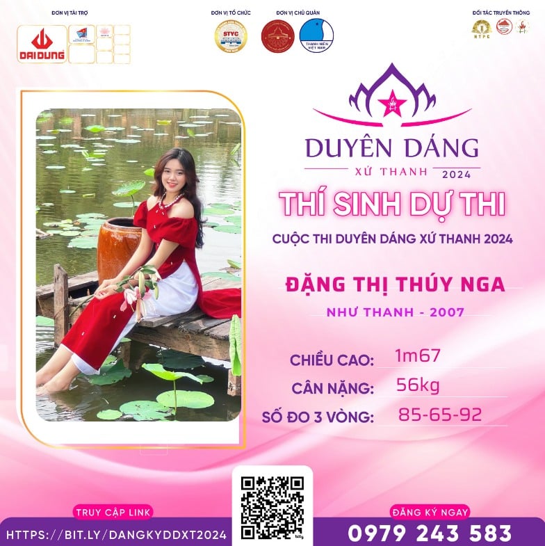 You are currently viewing [SBD 2405] THÍ SINH ĐẶNG THỊ THÚY NGA – NHƯ THANH